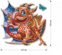 Пазл «Дракон и бабочка» - Фото 7