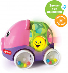 Игрушка Хрюшка Зверята-хохотуши - Фото 2