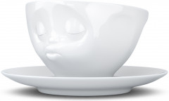 Чашка с блюдцем «Kissing» - Фото 4