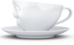 Чашка с блюдцем «Laughing» - Фото 3