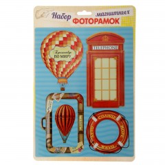 Магнит фоторамка «Путешествую по миру» - Фото 2