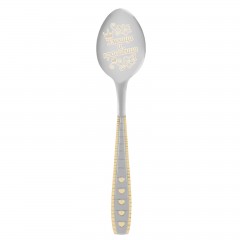 Ложка детская на открытке «Умница и красавица» - Фото 3