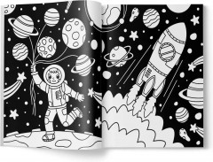 Арт-раскраска «Космические приключения» - Фото 1