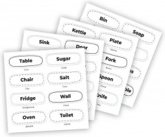 Набор стикеров для изучения английского языка - Фото 1