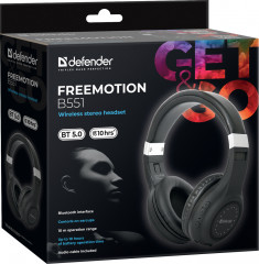 Наушники беспроводные Defender FreeMotion B551 - Фото 4