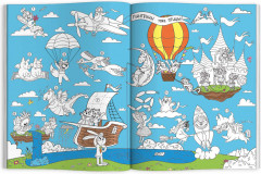 Книжка-раскраска. Для девочек - Фото 1