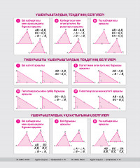 Анықтамалық материалдары бар дәптер «Геометрия» - Фото 1