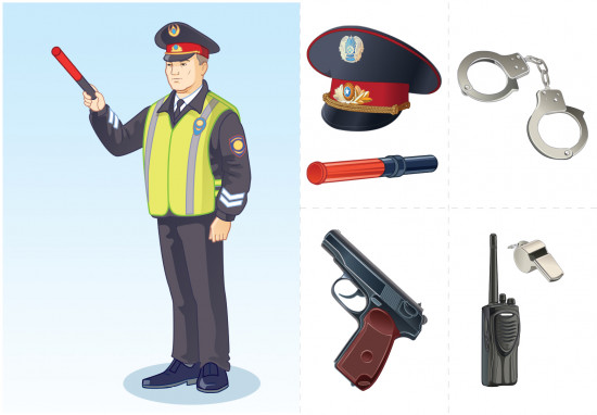 Professions. Мамандықтар. Профессии. Дидактические карточки
