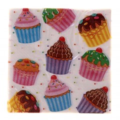 Набор бумажных салфеток «Пирожное» (20 шт) - Фото 1