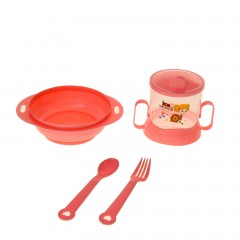 Набор детской посуды «Малышка» (4 предмета), цвета в ассортименте - Фото 2