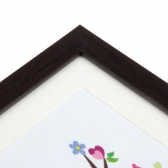 Фоторамка пластик «Махагон»  на 2 фото с паспарту, 10 х 15 см - Фото 2