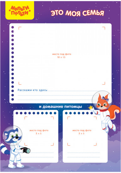 Набор вкладышей для портфолио