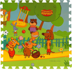 Коврик-пазл «Оранжевая корова» - Фото 2