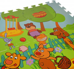 Коврик-пазл «Оранжевая корова» - Фото 3