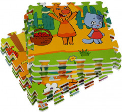 Коврик-пазл «Оранжевая корова» - Фото 4