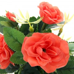 Композиция в горшке «Садовые розы» - Фото 1