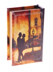 Сейф-книга «Танец под фонарями», обита искусственной кожей - Фото 1
