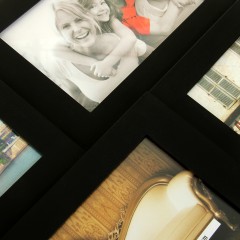 Фоторамка на 4 фото «Интрига» черный, 10 х 15 см, 10 х 10 см - Фото 2