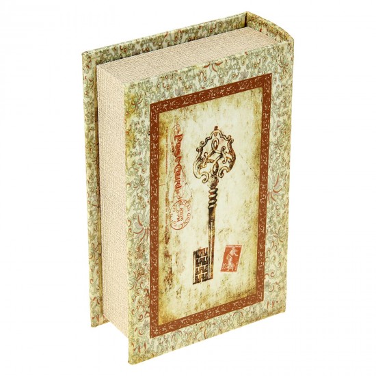 Сейф-книга шёлк «Ключик» 17 х 11 х 5 см