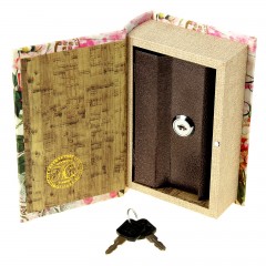 Сейф-книга шёлк «Ангелок в цветах» 17 х 11 х 5 см - Фото 3