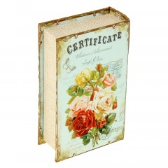 Сейф-книга шёлк «Пышные розы» 17 х 11 х 5 см - Фото 1