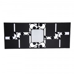 Фоторамка на 8 фото «Розы» чёрный, 10 х 15 см - Фото 1