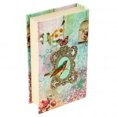 Сейф-книга шёлк «Певчая птичка» 21 х 13 х 5 см - Фото 1