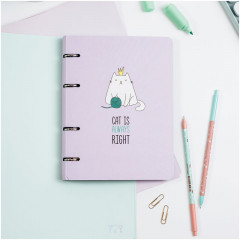 Тетрадь на кольцах «Right cat» - Фото 6