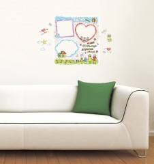 Фоторамка-наклейка объемная «Большая дружная семья» - Фото 1