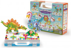 Конструктор «Мозаика в чемоданчике. Динозавры» - Фото 1