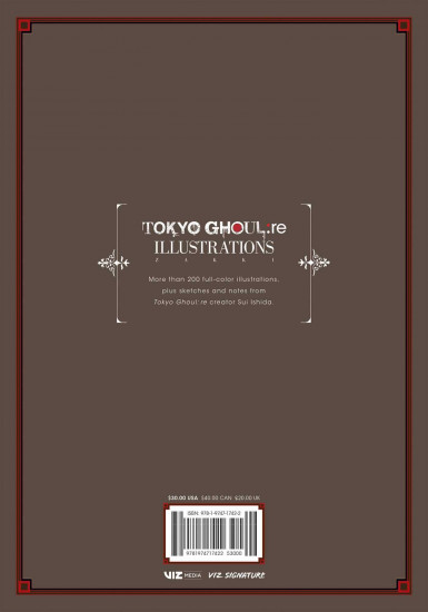 Tokyo Ghoul:re Illustrations: Zakki