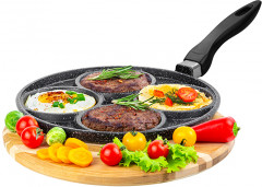 Сковорода для оладий «Чёрный мрамор» - Фото 4