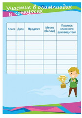 Набор вкладышей для портфолио ученика - Фото 6