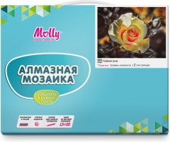 Мозаика алмазная «Чайная роза» - Фото 2