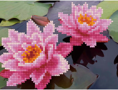 Мозаика алмазная «Розовые кувшинки» - Фото 1