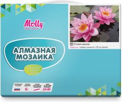 Мозаика алмазная «Розовые кувшинки» - Фото 2