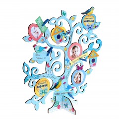 Фоторамка дерево Родословное «Самый счастливый» мальчик - Фото 7