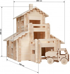 Конструктор «Разборный домик №7» - Фото 1