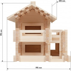 Конструктор «Разборный домик №3» - Фото 1