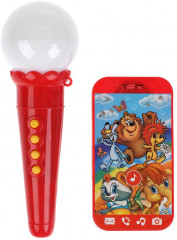 Набор игровой «Телефончик и микрофончик» - Фото 1