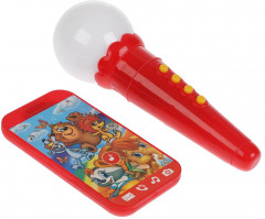 Набор игровой «Телефончик и микрофончик» - Фото 2