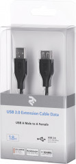 Кабель 2E USB 2.0 AM/AF - Фото 4