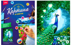 Картина по номерам «Сказочный павлин» - Фото 1