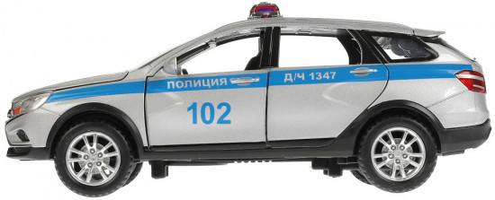 Машина металлическая «Lada Vesta SW Cross. Полиция»