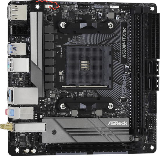 Материнская плата ASRock A520M-ITX/AC