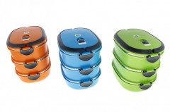 Ланч-бокс «Гастрономия» 3 тарелки, цвет в ассортименте - Фото 1