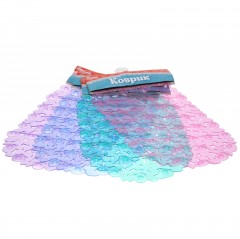 Коврик для ванны силиконовый «Крупная галька», 34 х 70 см, цвет в ассортименте - Фото 1