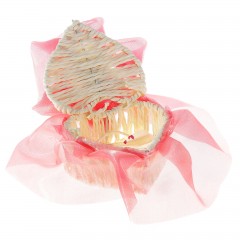 Шкатулка «Мишутка в красной бахроме» - Фото 1