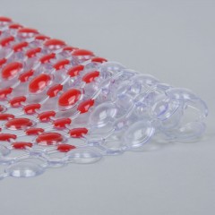 Коврик для ванны силиконовый «Сердце», 36 х 67 см - Фото 2