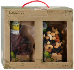 Набор подарочный ассорти смесь орехов и сухофруктов - Фото 1